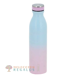 Vista frontal de botella térmica de 750 ml Lyric Tandem Sportandem