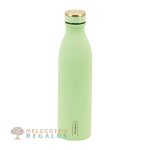 Vista frontal de botella térmica de acero inoxidable de 7500 ml.