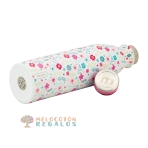 Vista de detalles de botella térmica de acero inoxidable de 750 ml.