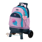 Vista frontal de carro compacto desmontable.