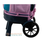 Vista lateral de carro compacto desmontable.