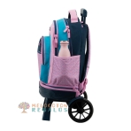 Vista lateral de carro compacto desmontable.