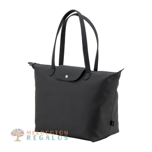 Vista frontal de bolso shopping, universidad resistente al agua.