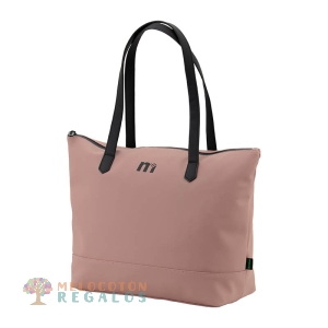 Vista frontal de bolso shopping, universidad resistente al agua.