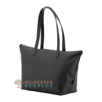 Vista frontal de bolso shopping, universidad resistente al agua