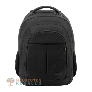 Vista frontal de mochila ejecutivo universidad.