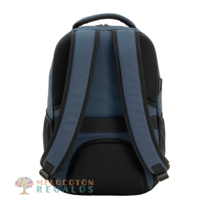 Vista trasera de mochila ejecutivo universidad.