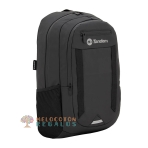 Vista frontal de mochila ejecutivo universidad.