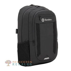 Vista frontal de mochila ejecutivo universidad.