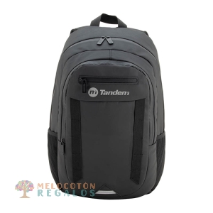 Vista frontal de mochila ejecutivo universidad.