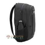 Vista lateral de mochila ejecutivo universidad.