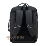 Vista trasera de mochila ejecutivo universidad.