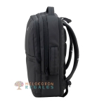 Vista lateral de mochila ejecutivo universidad.