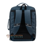 Vista trasera de mochila ejecutivo universidad.