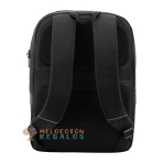 Vista trasera de mochila ejecutivo universidad.