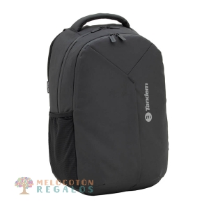 Vista frontal de mochila ejecutivo universidad.