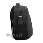 Vista lateral de mochila ejecutivo universidad.