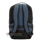 Vista trasera de mochila ejecutivo universidad.