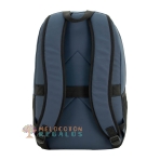 Vista trasera de mochila ejecutivo universidad.