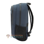 Vista lateral de mochila ejecutivo universidad.