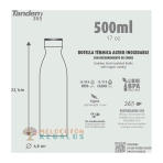 Vista de características de botella térmica.
