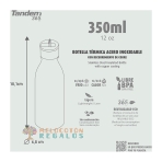 Vista de características de botella térmica.