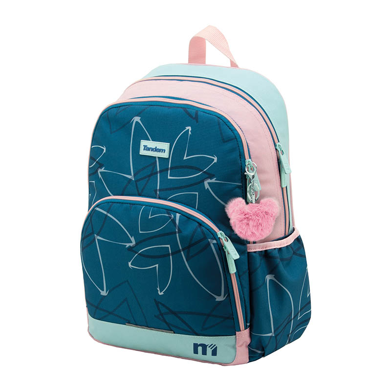 mochila-de-primaria-tandem (1) Vista frontal de mochila escolar de primaria.