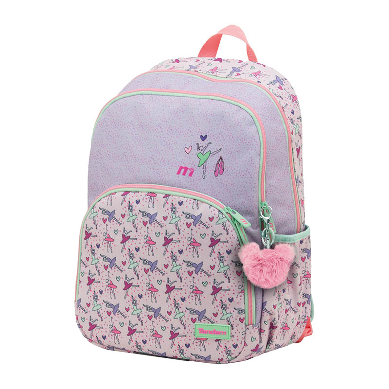 mochila-escolar-de-primaria (1) Vista frontal de mochila escolar de primaria.