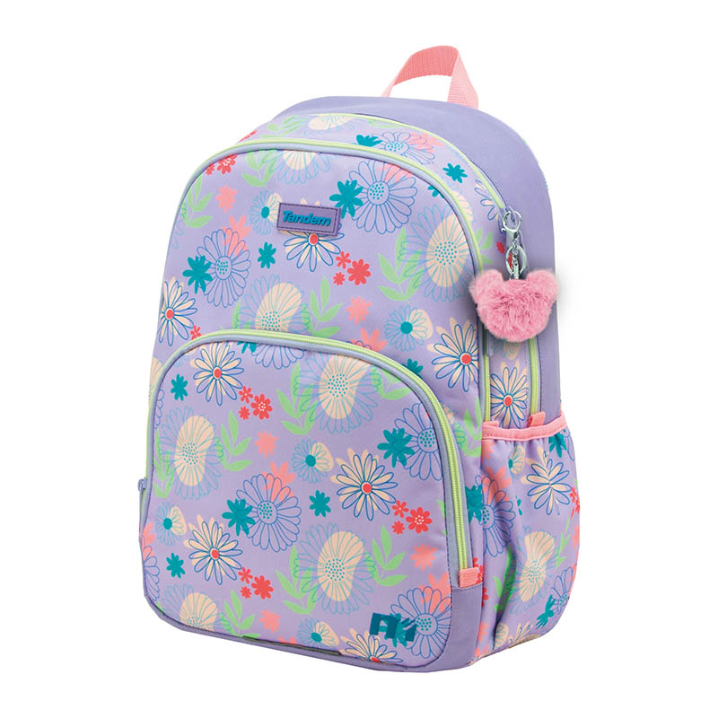 mochila-infantil-de-primaria (1) Vista frontal de mochila escolar de primaria.