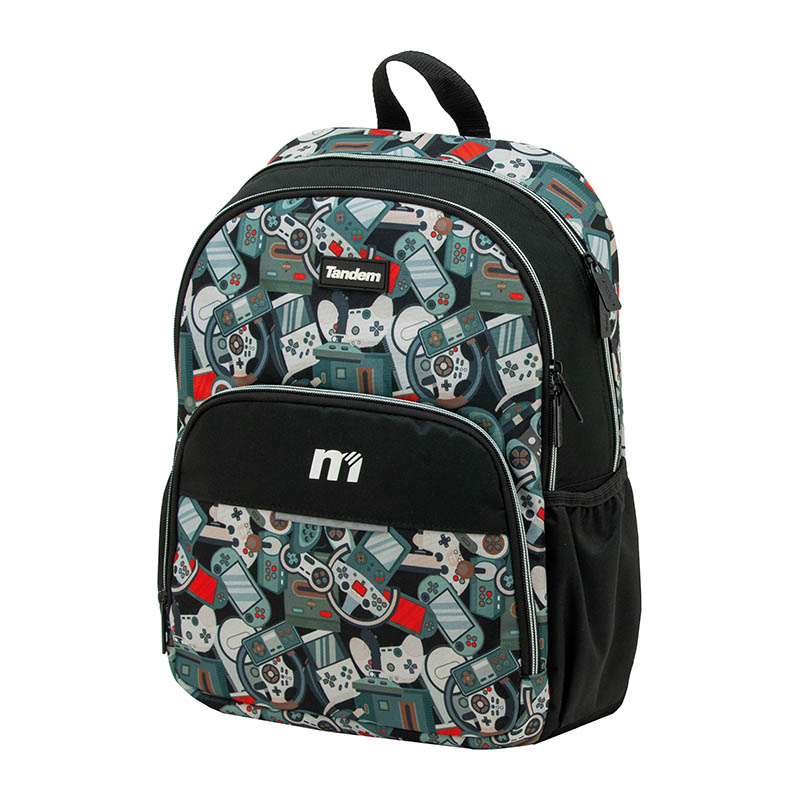 mochila-niño-primaria (1) Vista frontal de mochila escolar de primaria.