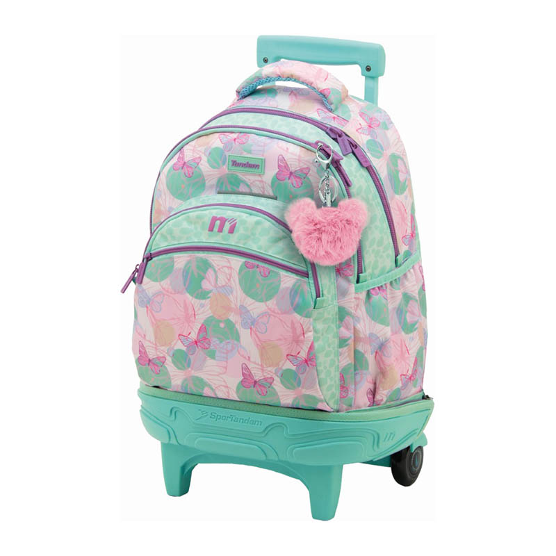 mochila-con-carro- (1) Vista frontal de mochila con carro desmontable.