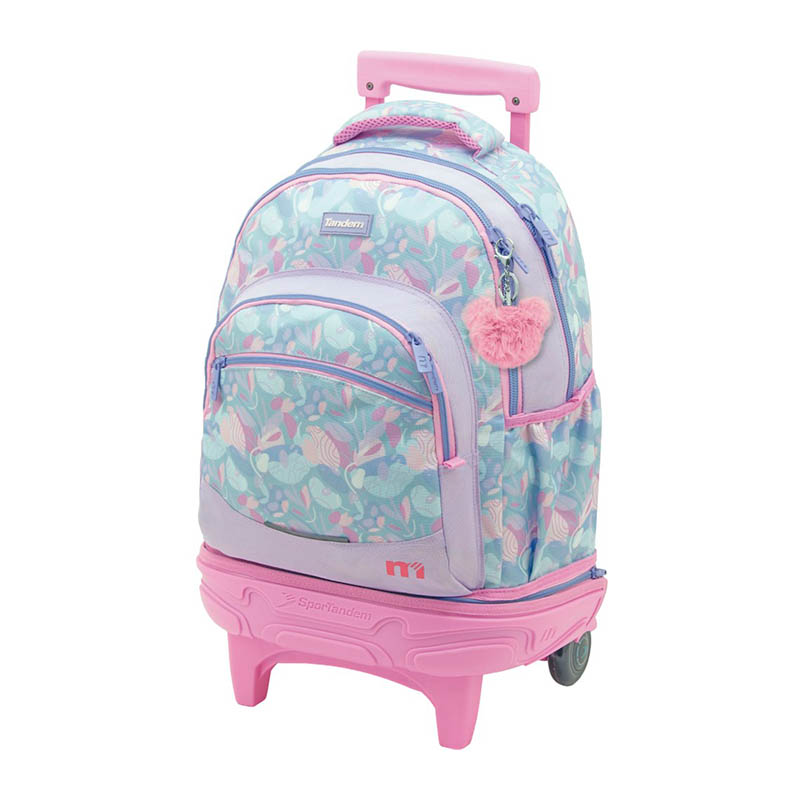 mochila-con-carro-desmontable (8) Vista frontal de mochila con carro desmontable.